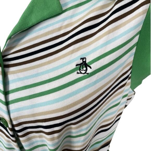 An Original Penguin by Munsingwear Striped Dress Size 8 Retro Golf Tennis NWT - Picture 4 of 12